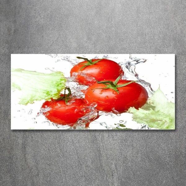 Foto plexiglas Tomaten en sla