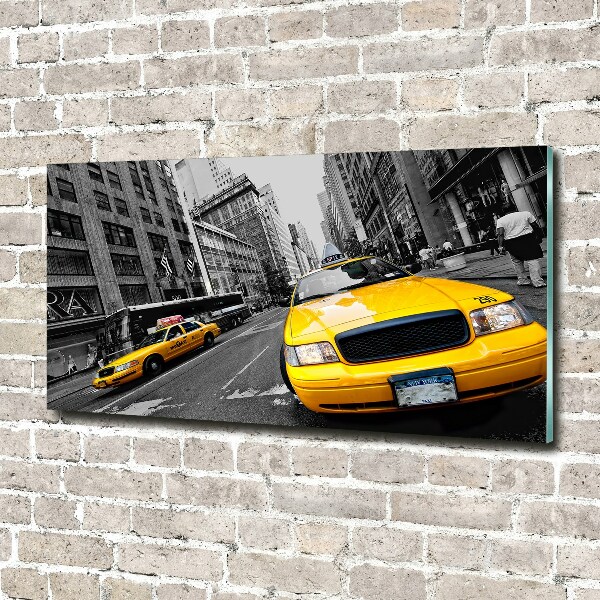 Plexiglas foto New Yorkse taxi's