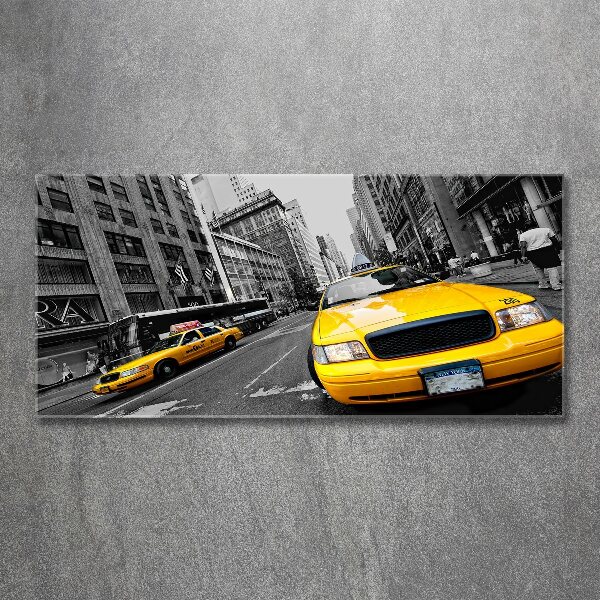 Plexiglas foto New Yorkse taxi's