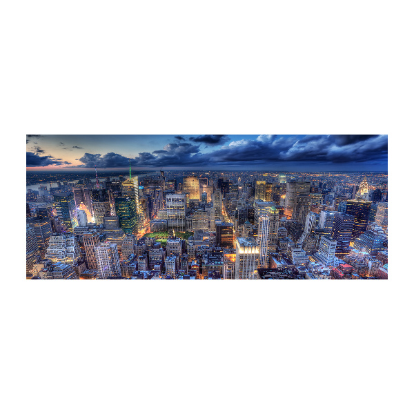 Foto in plexiglas New York vanuit vogelperspectief