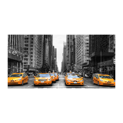 Foto plexiglas New Yorkse taxi's