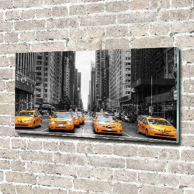 Foto plexiglas New Yorkse taxi's