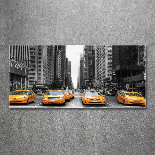Foto plexiglas New Yorkse taxi's