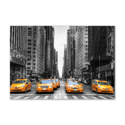 Foto plexiglas New Yorkse taxi's