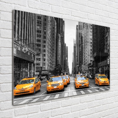 Foto plexiglas New Yorkse taxi's
