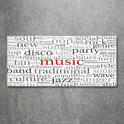 Foto op plexiglas Muzikale genres