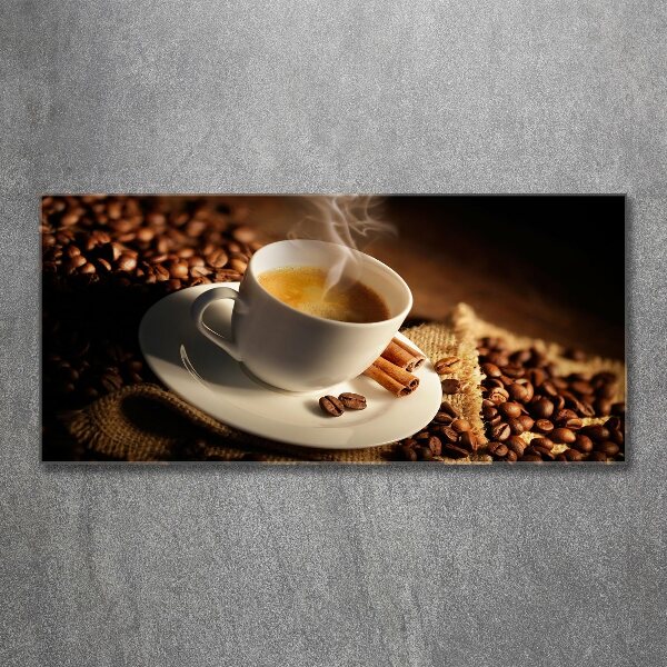 Foto in plexiglas Koffie in een kopje