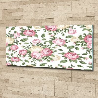 Obraz zdjęcie na ścianę szkło akrylowe Róże