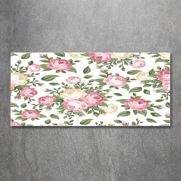 Obraz zdjęcie na ścianę szkło akrylowe Róże