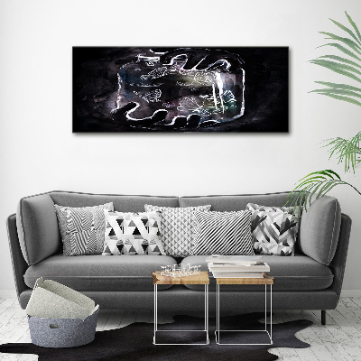 Schilderij op acrylglas Vlinders in een pot