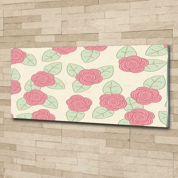 Obraz zdjęcie na ścianę szkło akrylowe Róże