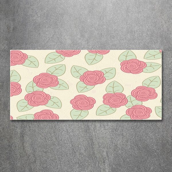 Obraz zdjęcie na ścianę szkło akrylowe Róże