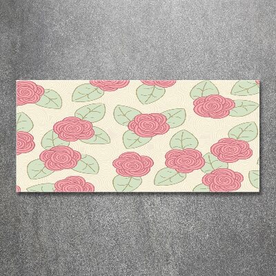 Obraz zdjęcie na ścianę szkło akrylowe Róże