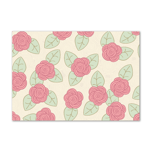 Schilderij op acrylglas Rozen