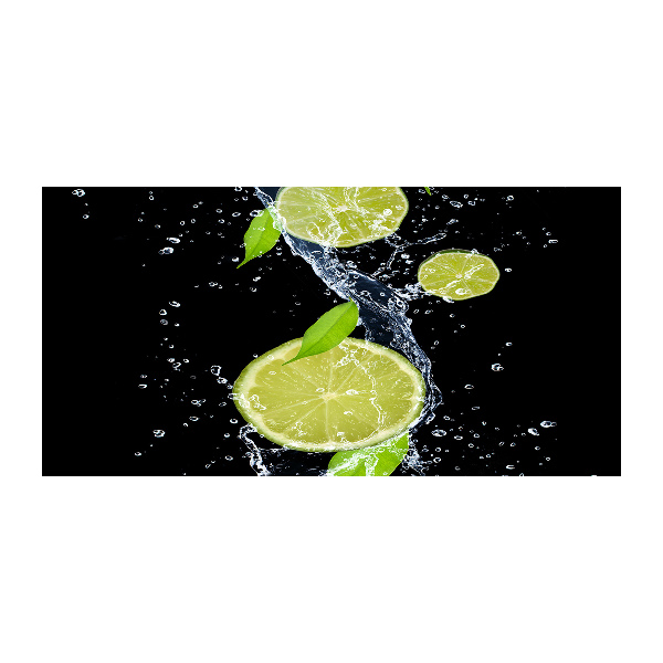 Schilderij op acrylglas Limoenen en water