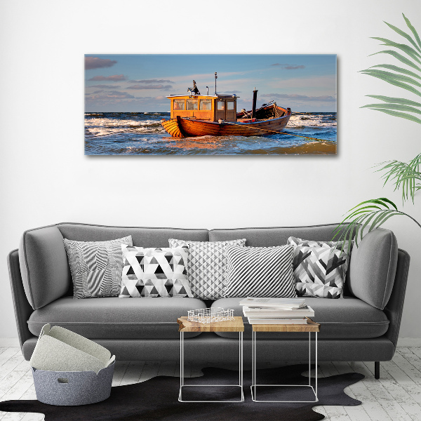 Schilderij op acrylglas Vissersboot