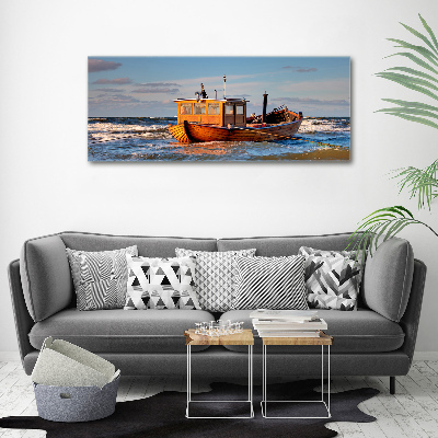 Schilderij op acrylglas Vissersboot
