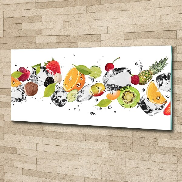 Foto in plexiglas Fruit en water