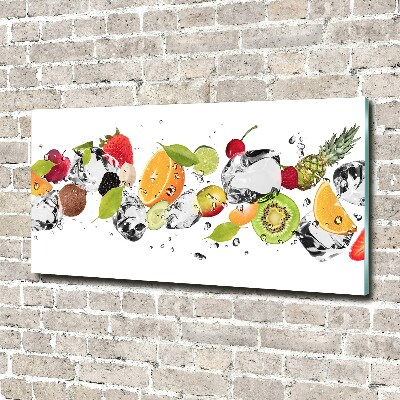 Foto in plexiglas Fruit en water