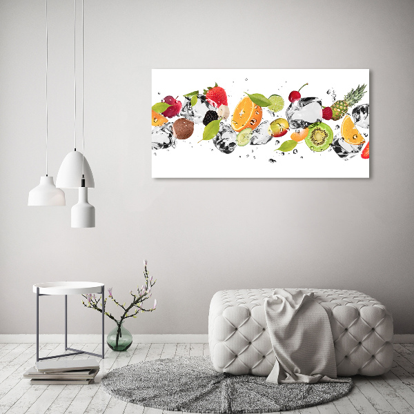 Foto in plexiglas Fruit en water