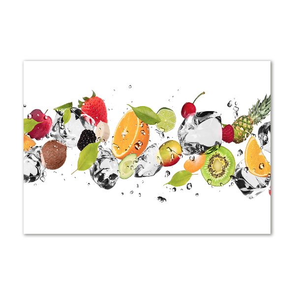 Foto in plexiglas Fruit en water