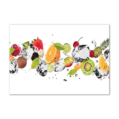 Foto in plexiglas Fruit en water