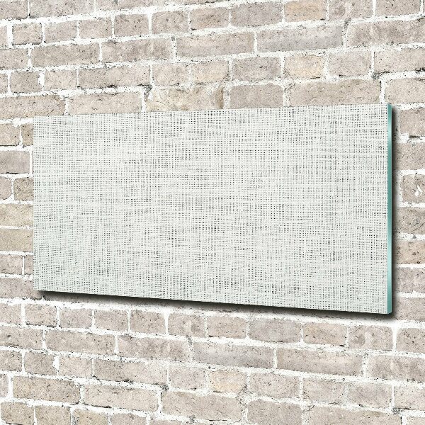 Foto op plexiglas Wit linnen canvas