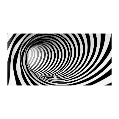 Foto in plexiglas 3D-tunnel