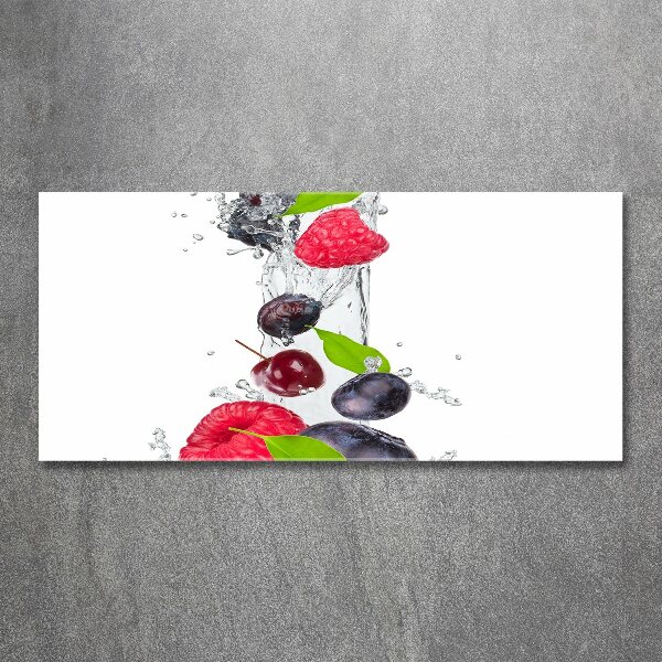 Foto in plexiglas Fruit en water