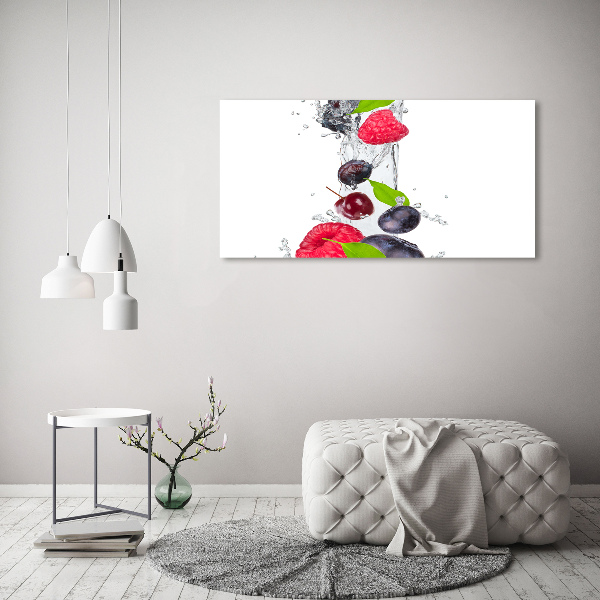 Foto in plexiglas Fruit en water