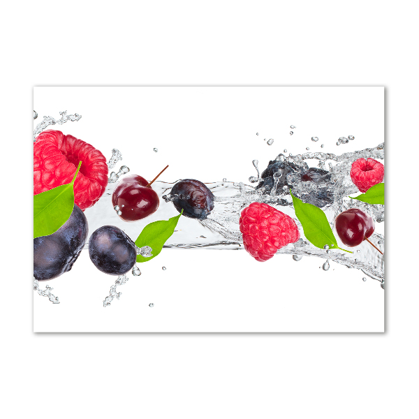 Foto in plexiglas Fruit en water