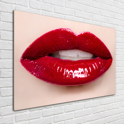 Foto in plexiglas Rode lippen