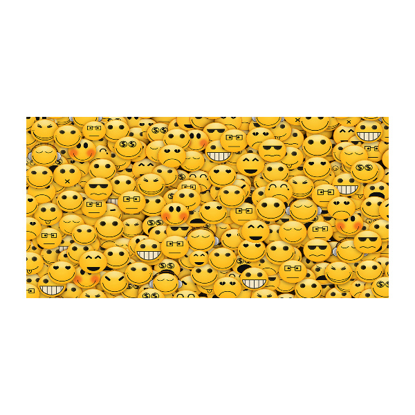 Plexiglas schilderij Emoticons