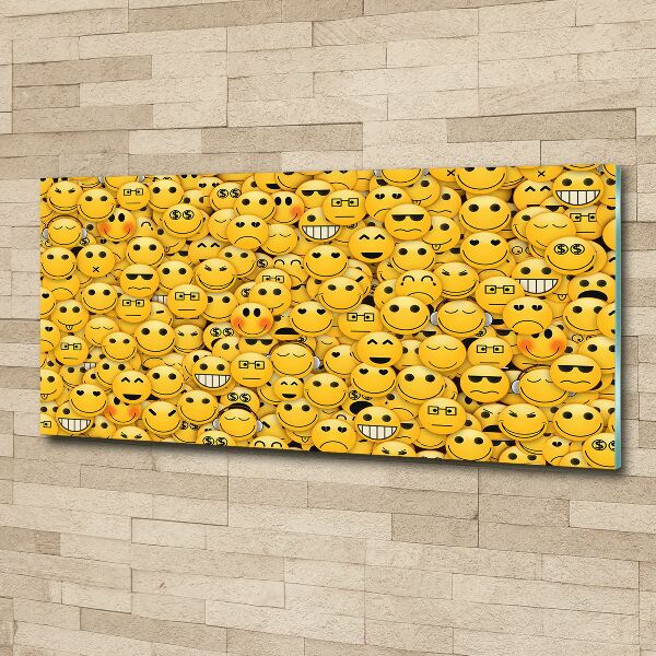 Plexiglas schilderij Emoticons
