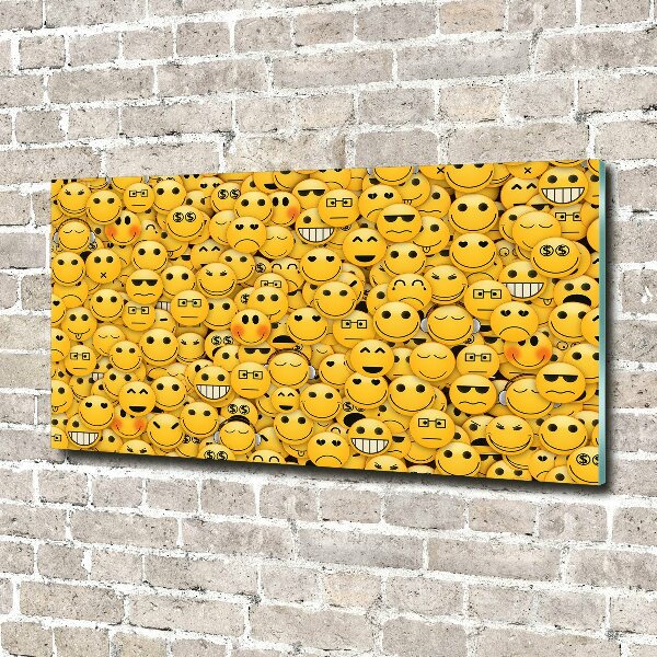 Plexiglas schilderij Emoticons