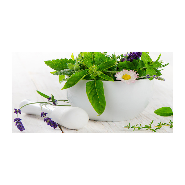 Foto plexiglas Vijzel en kruiden