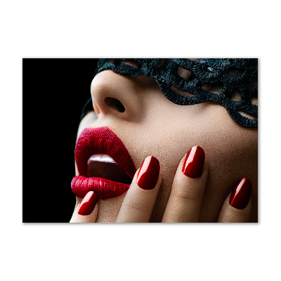 Schilderij op acrylglas Kanten masker