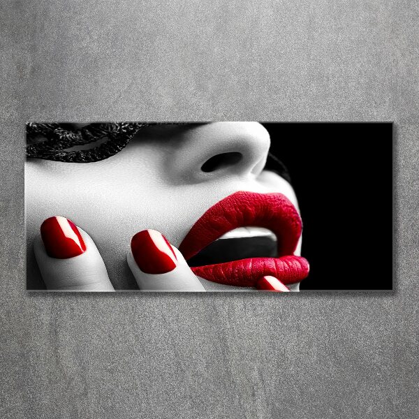 Plexiglas schilderij Kanten masker