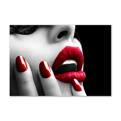 Foto obraz szkło akryl Koronkowa maska