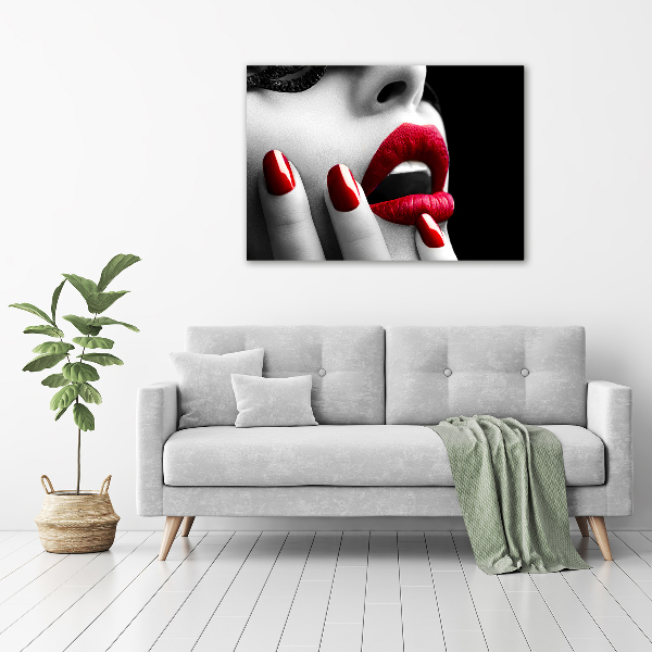 Plexiglas schilderij Kanten masker