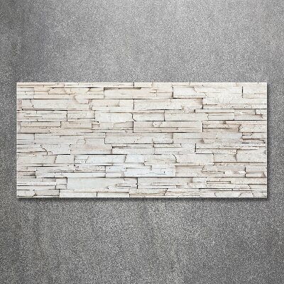 Obraz zdjęcie akryl Biała ściana kamień