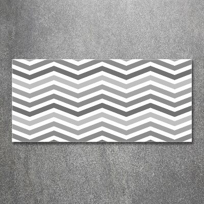 Obraz zdjęcie szkło akryl Szare zygzaki