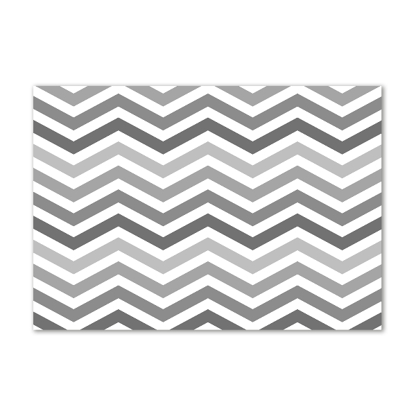 Obraz zdjęcie szkło akryl Szare zygzaki