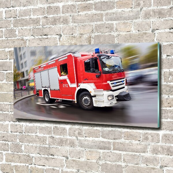Foto op plexiglas Brandweerwagen