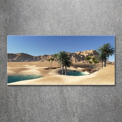 Foto obraz na ścianę szkło akrylowe Oaza