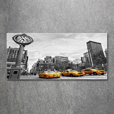 Plexiglas foto New Yorkse taxi's