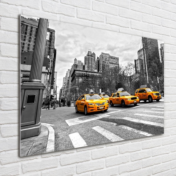 Plexiglas foto New Yorkse taxi's
