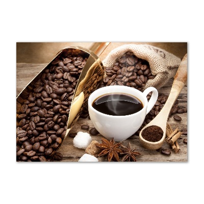 Foto plexiglas Een kopje koffie