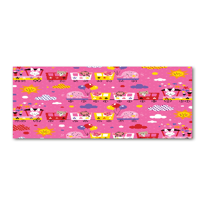 Foto in plexiglas Dieren in de trein