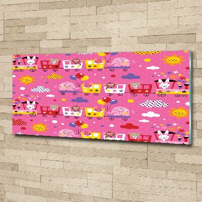 Foto in plexiglas Dieren in de trein